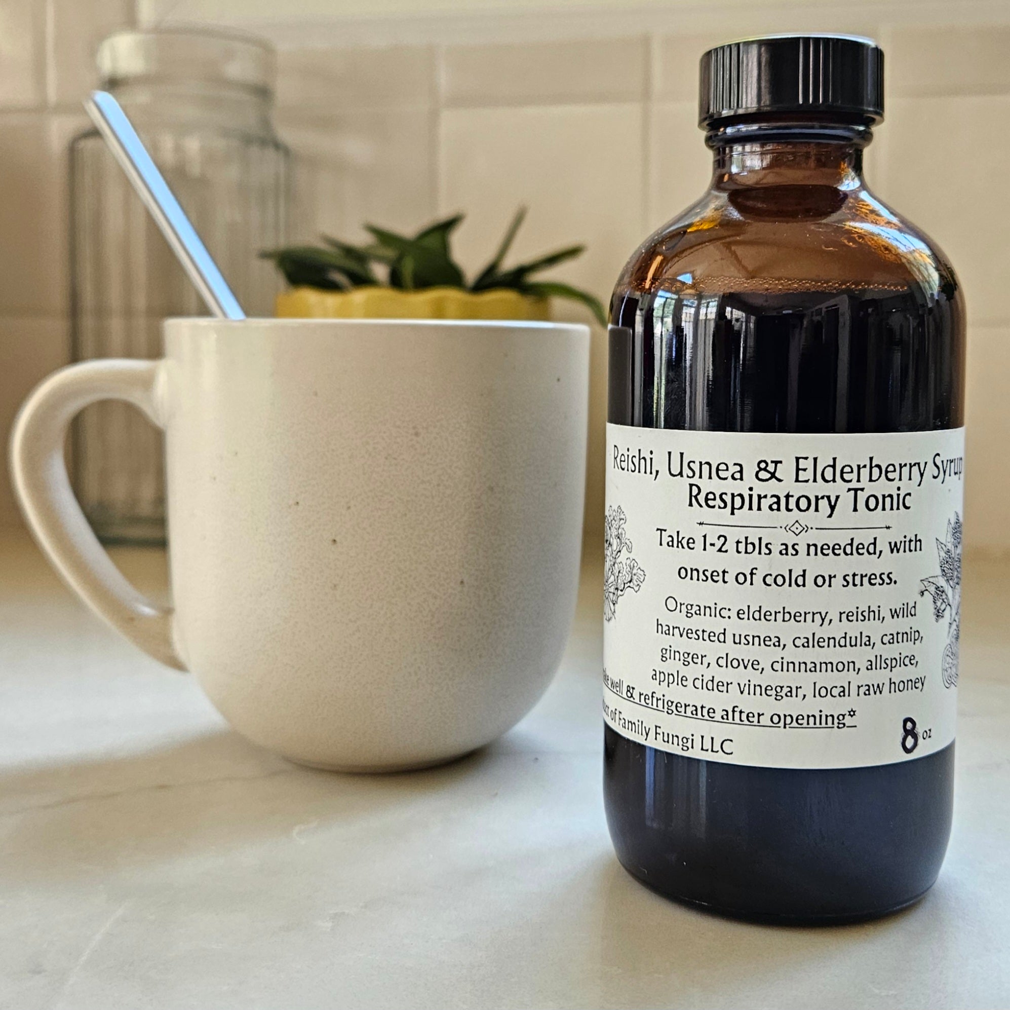 Reishi, Usnea & Elderberry Syrup